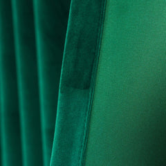 Set draperii din catifea cu rejansa din bumbac tip fagure, Madison, densitate 700 g/ml, Sacramento Green, 2 buc