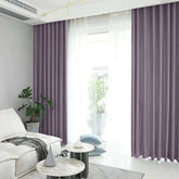 Draperie din catifea blackout cu rejansa transparenta cu ate pentru galerie, Madison, densitate 700 g/ml, Venus, 1 buc