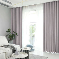 Set draperie din catifea blackout cu inele auriu antic, Madison, densitate 700 g/ml, Pale Silver, 2 buc