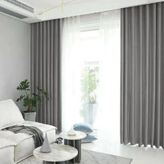 Draperie din catifea blackout cu rejansa transparenta cu ate pentru galerie, Madison, densitate 700 g/ml, Tapa, 1 buc