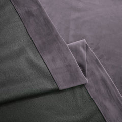Set draperie din catifea blackout cu inele argintii, Madison, densitate 700 g/ml, Martini, 2 buc
