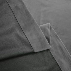 Draperie din catifea blackout cu inele negre, Madison, densitate 700 g/ml, Spanish Gray, 1 buc