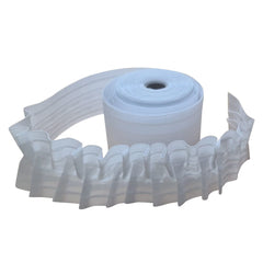 Set draperie din catifea blackout cu rejansa din bumbac tip fagure, Madison, densitate 700 g/ml, Dark Cerulean, 2 buc