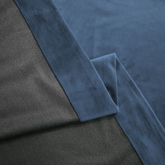 Set draperie din catifea blackout cu inele auriu antic, Madison, densitate 700 g/ml, Bismark, 2 buc