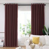 Draperie din catifea blackout cu inele albe, Madison, densitate 700 g/ml, Temptress, 1 buc