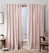 Set draperii din catifea cu rejansa transparenta cu ate pentru galerie, Madison, densitate 700 g/ml, Faux Fur, 2 buc