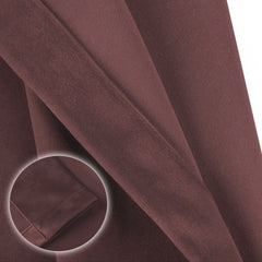 Draperie din catifea cu inele albe, Madison, densitate 700 g/ml, Regal purple, 1 buc