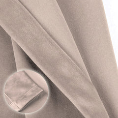 Set draperii din catifea cu rejansa din bumbac tip fagure, Madison, densitate 700 g/ml, Lemonade pink, 2 buc