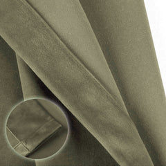 Set draperii din catifea cu rejansa transparenta cu ate pentru galerie, Madison, densitate 700 g/ml, Hazel Wood, 2 buc