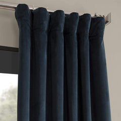 Draperie din catifea cu rejansa din bumbac tip fagure, Madison, densitate 700 g/ml, Aegean, 1 buc