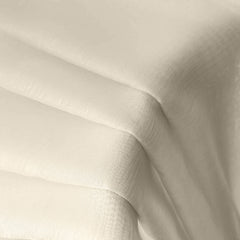 Set perdea tesatura in cu rejansa tip creion, Le Morne, Madison, Crem, 2 buc
