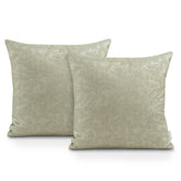 Set 2 huse pernute decorative, Ginkgo, Bej