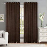 Draperie tip tesatura in cu rejansa transparenta cu ate pentru galerie, Madison, densitate 700 g/ml, Lean, 1 buc