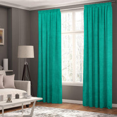 Set draperii tip tesatura in cu rejansa din bumbac tip fagure, Madison, densitate 700 g/ml, Marjan, 2 buc