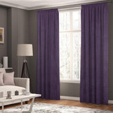 Set draperii tip tesatura in cu rejansa din bumbac tip fagure, Madison, densitate 700 g/ml, Arlan, 2 buc