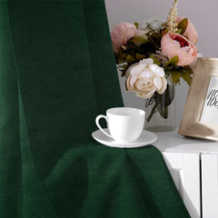 Set draperii tip tesatura in cu rejansa transparenta cu ate pentru galerie, Madison, densitate 700 g/ml, Liesel, 2 buc