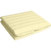 Cearsaf de pat din damasc, densitate 130 g/mp, Vanilie