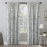 Draperie din catifea texturata cu rejansa transparenta cu ate pentru galerie, Madison, densitate 700 g/ml, Jain, 1 buc
