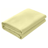 Cearsaf de pat cu elastic din bumbac ranforce 100%, densitate 120 g/mp, Crem