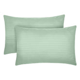 Set 2 huse perna din damasc, densitate 130 g/mp, Vernil