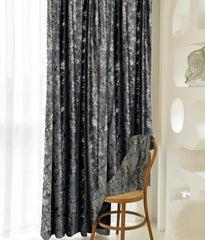 Draperie din catifea texturata cu rejansa din bumbac tip fagure, Madison, densitate 700 g/ml, Kamari, 1 buc