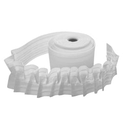 Set draperii din catifea texturata cu rejansa din bumbac tip fagure, Madison, densitate 700 g/ml, Hara, 2 buc