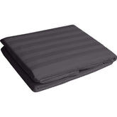 Cearsaf de pat din damasc, densitate 130 g/mp, Negru