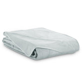 Cuvertura de pat din catifea stil modern, Palsha, 180 g/m2, gri