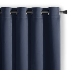 Draperie blackout cu inele, Juliette, densitate 230 g/mp, albastru, 1 buc