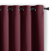 Draperie blackout cu inele, Juliette, densitate 230 g/mp, bordeaux, 1 buc