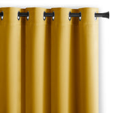 Draperie blackout cu inele, Juliette, densitate 230 g/mp, galben, 1 buc