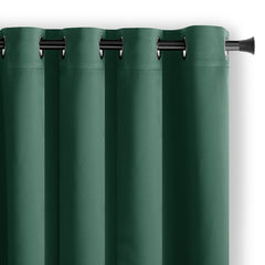 Draperie blackout cu inele, Juliette, densitate 230 g/mp, verde, 1 buc