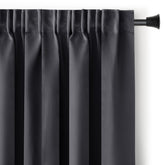 Draperie blackout cu rejansa multifunctionala, fagure si ate, Juliette, densitate 230 g/mp, gri, 1 buc