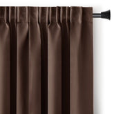 Draperie blackout cu rejansa multifunctionala, fagure si ate, Juliette, densitate 230 g/mp, maro, 1 buc