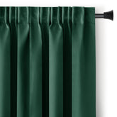 Draperie blackout cu rejansa multifunctionala, fagure si ate, Juliette, densitate 230 g/mp, verde, 1 buc