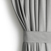 Draperie din catifea cu rejansa multifunctionala, Velvet, opacitate 77%, densitate 210 g/mp, Gri clasic, 1 buc