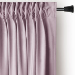 Draperie din catifea cu rejansa multifunctionala, fagure si ate, Velvet, opacitate 77%, densitate 210 g/mp, Pink, 1 buc