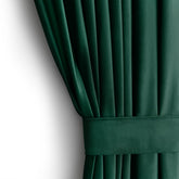 Draperie din catifea cu inele, Velvet, densitate 210 g/mp, opacitate 77%, Verde, 1 buc