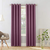 Draperie blackout cu inele, Juliette, densitate 230 g/mp, Lila