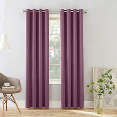 Draperie blackout cu inele, Juliette, densitate 230 g/mp, Lila