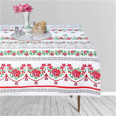 Fata de masa din bumbac 100%, Roses, Verde-Gri 1 buc