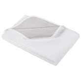 Husa de pat din frotir peliculizat cu elastic, Iry, Alb