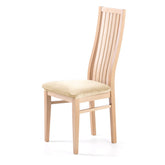 Husa pentru scaun din catifea cu elastic taburet, 190 g/m2, Sento, 40x40x5 cm, bej deschis, 1 buc