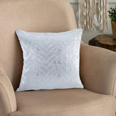 Set 2 huse pernute decorative cu fermoar, Navia, Gri deschis