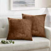 Set 2 huse perne decorative stil clasic, 240 g/m2, Mic, Maro