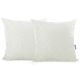 Set 2 huse perne decorative matlasate, Axel, 70 g/m2, Alb