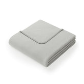 Patura din bumbac model clasic, Virkkuu, 430 g/m2, gri deschis