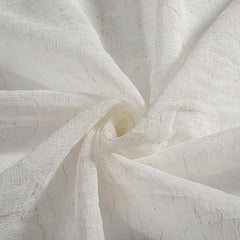 Perdea tip tesatura in cu bride impletite, stil modern, Lienz, densitate 75 g/m2, bej