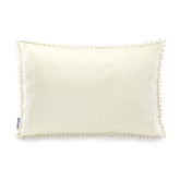 Perna decorativa matlasata din microfibra, Meadore, 70 g/m2, Crem