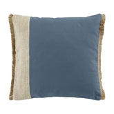 Perna decorativa din bumbac stil boho, Greenybel, 200 g/m2, bleu